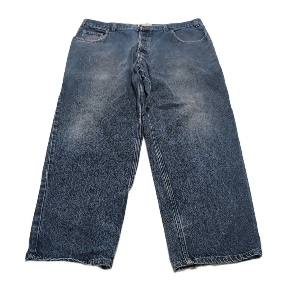 Vtg 2002 Old Navy Baggy Jeans Mens 42x30 Actual‎ 39.5x29.75 Denim Button Fly Y2K